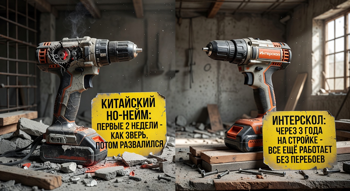 Шуруповёрт Интерскол vs китайские аналоги: где реальная разница: реальный опыт владельцев и советы профессионалов