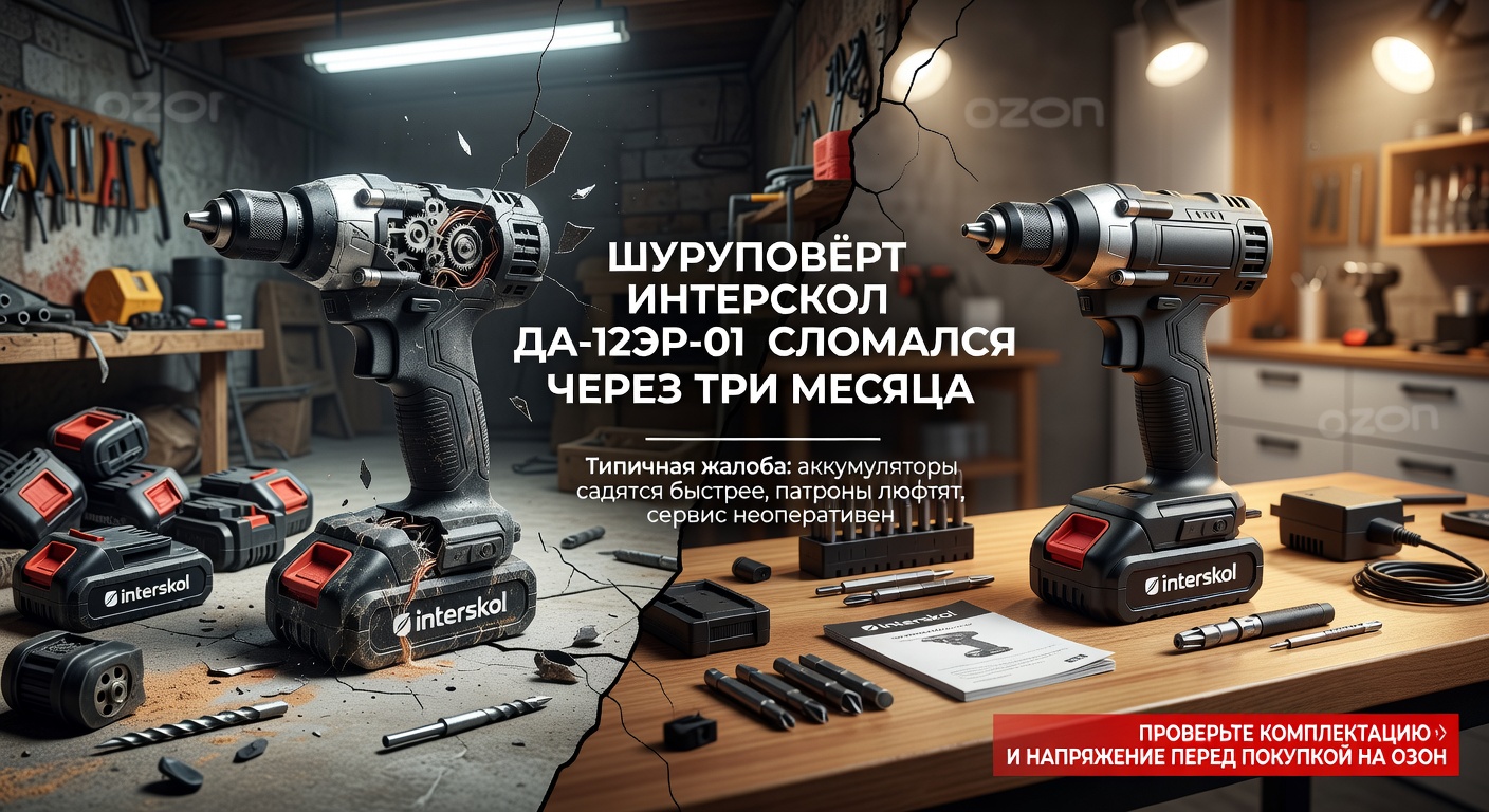 Купить шуруповёрт Интерскол на Озон: реальные отзывы и подводные камни: реальный опыт владельцев и советы профессионалов