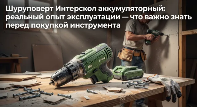 Купить шуруповёрт Интерскол аккумуляторный: реальный опыт эксплуатации — что важно знать перед покупкой инструмента